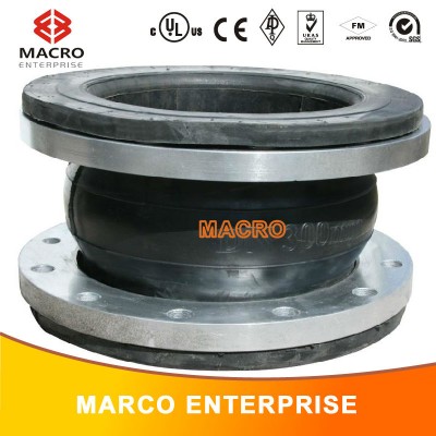 high reliability full faced rubber flange bellow