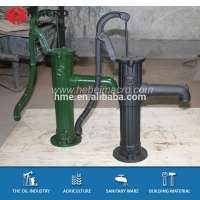 Green Painted Cast Iron Deep Water Well Hand Pumps