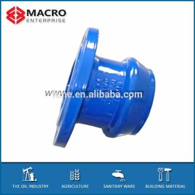 DI flange socket for PVC PE pipes