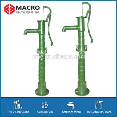 French Villager Cast Iron Hand Water Pump (Green)