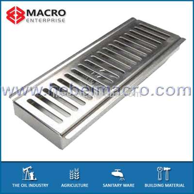 Stainless Steel/Brass Rectangular Floor Drain