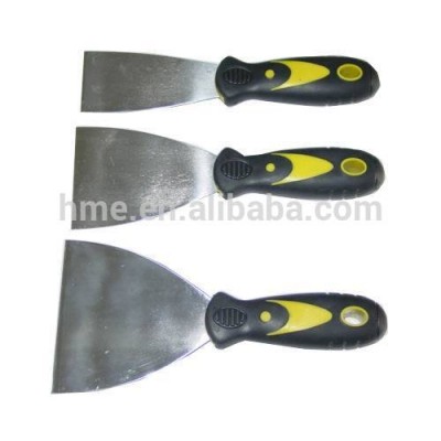 Hotselling Plastic Handle Carbon Steel Putty Knife  Super Grade Economic Painting Tools Metal Scraper  Carbide Stainless Scraper