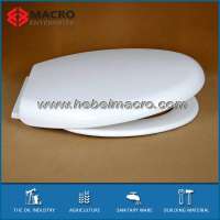 snow white color slow down type for home WC plastic toilet seat cover