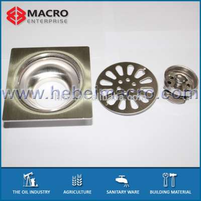 Stainless Steel 304 Floor Drains , Bathroom Floor Drain