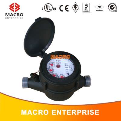 Single jet dry dial vane wheel water meter Class B