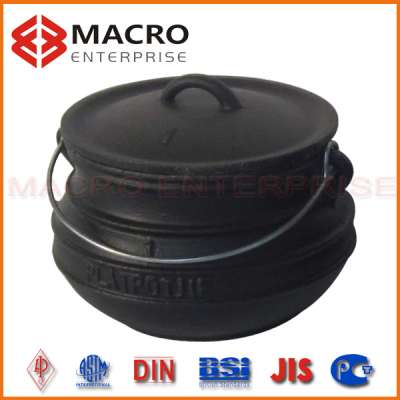 mini cast iron potjie pot/portable wax pot heater/sand blasting pot